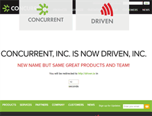 Tablet Screenshot of concurrentinc.com